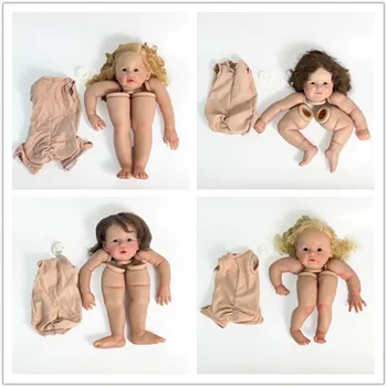 NPK 24 инча, размер на готовите кукли Реборн, вече боядисани комплекти, Много реалистичен дете с филтър тялото и косата на ръцете