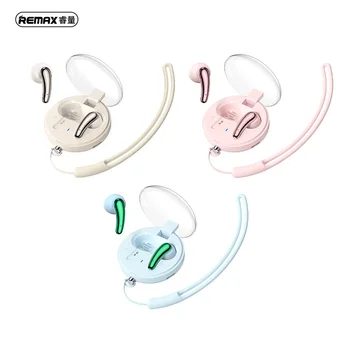 Remax Bluetooth 5.3 Слот ушите с ниска латентност, ново записване, дизайнерски безжични слушалки, слот слушалки за жени