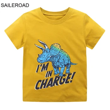 SAILEROAD/ лятна тениска от памук с къс ръкав, тениски с анимационни герои 