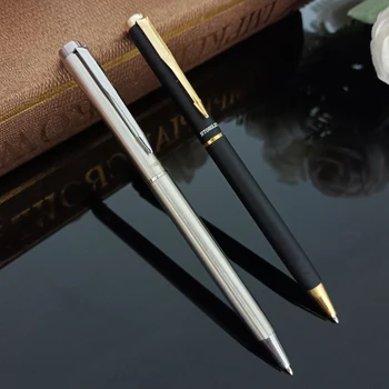 STOHOLEE Луксозна качествена метална златна студентски химикалка писалка man signature pen канцеларски бизнес училище