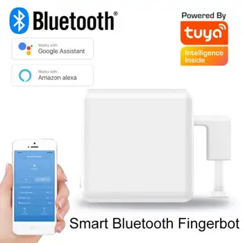 Schakelaar Bot Knop Pusher С дистанционно Управление Алекса Google Home Sasha Гласово Управление Bluetooth за Безжично Приложение Smart Life