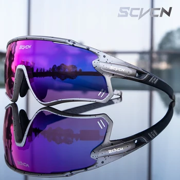 Scvcn Велосипедни слънчеви очила с поляризирани UV400 высококонтрастными лещи, Нови очила, колоездене, слънчеви очила, Аксесоари за велосипед