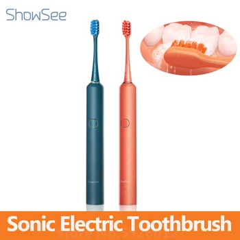 ShowSee Звукова електрическа четка за зъби D2 IPX7 водоустойчив, 5 модели, избелваща зъбите ултразвукова четка за зъби със зарядно устройство