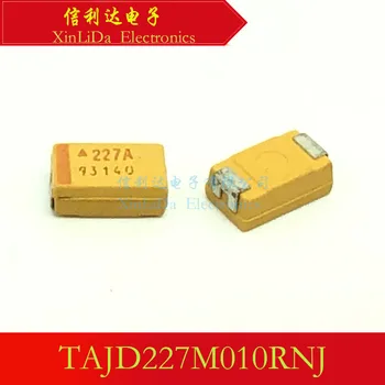 TAJD227M010RNJ TAJD227M010 220 icf ±20% 10 В КОРПУС танталового кондензатора-D-7343 Нов и оригинален