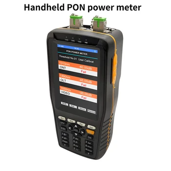 TM70B Ръчно електромера PON тестер електромера pon 1310/1490/1550 нм Дължина на вълната на pon електромера 6600 mah батерия