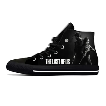 The Last Of Us Part II Лек плат с 3D принтом, модни парусиновая обувки с висок берцем, мъжки, дамски, юношески ежедневни дишащи обувки