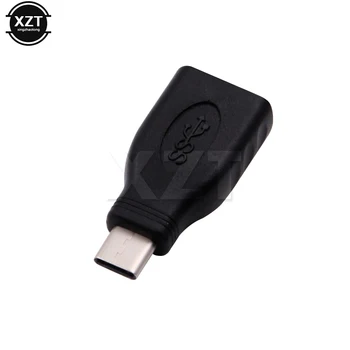 USB 3.1 Мъжки към USB 2.0 Женски Адаптер конвертор с високо качество Type C Синьо 1бр Щепсела и да играе.