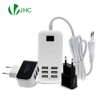 USB-адаптер за захранване DC5V 2A Plug EU / US Plug Универсално зарядно 1 / 2 / 3 / 6 Пристанища