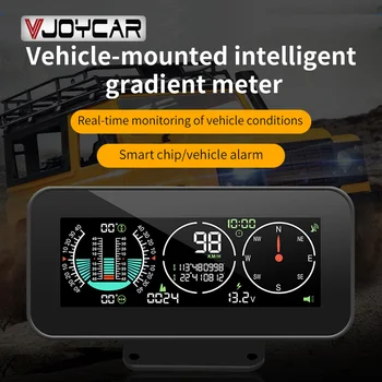 Vjoycar Авто GPS HUD + Инклинометр Офроуд Автомобил Напрежение Скорост на Компас Наклон Смола Ъгъл на Наклон Измерител на Наклона на Електронни Аксесоари