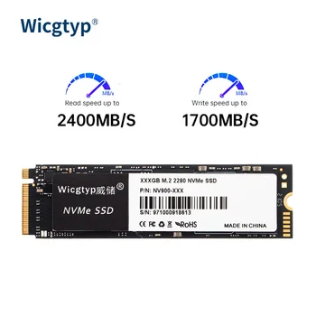 Wicgtyp M. 2 NVMe PCIe Gen 3.0x4 SSD, 512 GB и 1 tb За лаптоп Ssd nvme m2 2280 1 TB 512 gb Вътрешен твърд диск За настолен компютър MSI