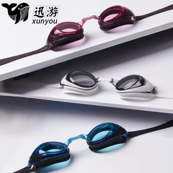 XUNYOU, силикагелевые очила за плуване, водоустойчив и устойчив на мъгла, за възрастни и деца, екипировка за гмуркане, Очила за плуване, Аксесоари на едро