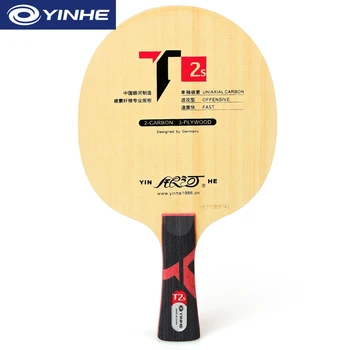 YINHE T-2S T-1S Нож за тенис на маса T2 Ракета T1 Бита за Пинг-понг, Рамото, Плешката