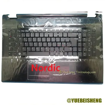 YUEBEISHENG New/org за SAMSUNG RF710 RF711 RF712 поставка за ръце Nordic keyboard горния капак тъчпад