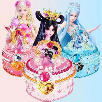 Yeloli стоп-моушън главата, играчка главата на куклата Елза, главата на принцеса, мода кукла, аксесоари за момичета 