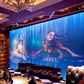 beibehang papel de parede KTV room 3D стереоскопични тематични тапети на Секси нощен клуб бар индивидуални големи стенни тапети фон