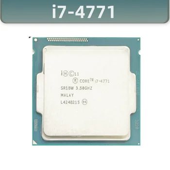 i7-4771 четириядрени процесори за настолни компютри с честота 3,5 Ghz, процесор на компютъра i7 4771, надраскани детайли