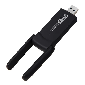 usb wifi адаптер 1200 Мб/с двойна лента 802.11 ac/b/g/n 2.4ghz + 5,8 Ghz wi-Fi ключ компютърна мрежова карта ac адаптер USB 3.0 антена