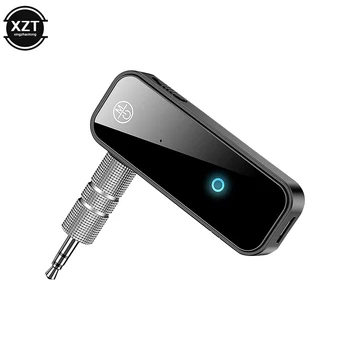 Автомобилен Bluetooth телефон 5.0 Предавател-приемник, безжичен адаптер 2-в-1, помощен аудиоадаптер 3,5 мм, Авто аудиоконвертер