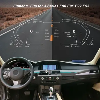 Автомобилна Цифрови Таблото M Style с 4-ядрен процесор, 1 GB ROM, 4 GB LCD зададено измерване на Скоростта, Дисплей на Арматурното табло за BMW Z4 E89 от 2009 г. до 2016 година