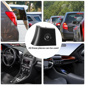 Автомобилна многофункционална аудио капак бутони на волана за Mercedes-Benz GL W164 ML 2006-2009 черен