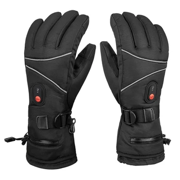 Акумулаторна ръкавици с топъл за мъже и жени, мотоциклетни ръкавици с топъл басейн, топли зимни ръкавици за текстови съобщения от артрит