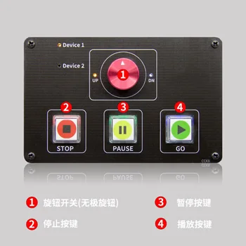 Аудио-видеоконтроллер QLab-USB контролер контролер за участие на живо, аудио-асистент