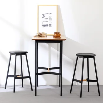Бар столове, висококачествени домакински минималистичные бар столове, кафе, високи столове в ретро стил