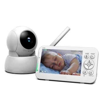 Безжична цифрова видеоняня TFT LCD, 2-лентов АУДИО разговори, Камера за наблюдение, Наблюдение на температурата на съня на детето