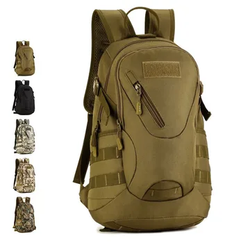 Водоустойчив 25-литров тактическа чанта Molle, мъжки военна раница, найлон за катерене чанта за риболов, пешеходен туризъм, ловна раница за лаптоп 14 
