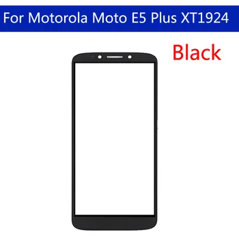 Външна стъклена леща за Motorola Moto E5 Plus, LCD дисплей, предни сензорен екран за Мото E Plus (5-то поколение) XT1924