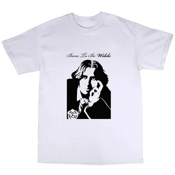 Гореща разпродажба, модна тениска с Оскар Уайльдом В 5 цвята, тениска на поръчка, тийнейджърката унисекс с дигитален печат, Забавна новост