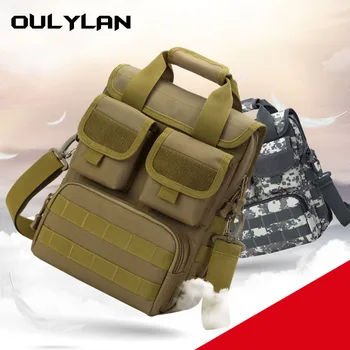Градинска тактическа чанта, мъжки чанти на рамо, формат А4, военна камуфляжная чанта-месинджър, мъжка чанта за инструменти