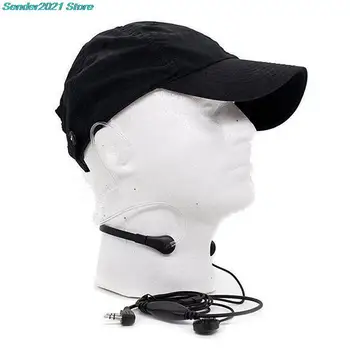 Гърлото микрофон, слушалка, слушалки, пръст, за радиостанции Baofeng UV5R 888s