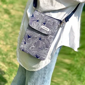 Дамска чанта за мобилен телефон с цип през рамото на едро нова чанта за карти с голям капацитет портфейл дамски малка чанта през рамо