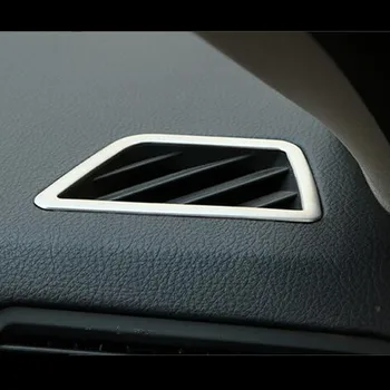 Декоративна рамка за излизане на климатика на таблото, тампон за BMW серия 5 F10 525 520 2011-17, Оформление на автомобили от неръждаема стомана