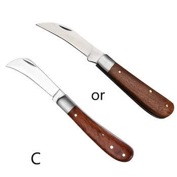 Домакински ножове за плодове, гъби ножове от неръждаема стомана, многофункционални туристически инструменти