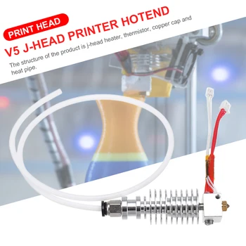 Екструдер с сопловой Глава 0,4 мм, 3D-принтерная корона с Радиатор Hotend, 3D-Екструдер-принтер за Anycubic I3 Mega
