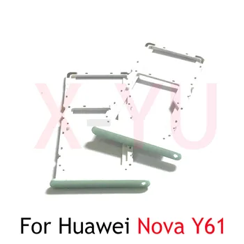 За Huawei Nova Y61 Y60 Y70 Y90 Plus, притежателят на тавата за SIM-карти, слот за адаптер, резервни Части за ремонт на