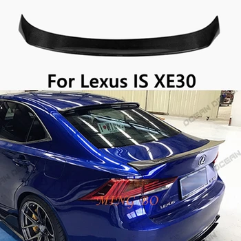 За Lexus IS XE30 CT1 Стил от въглеродни влакна заден спойлер, Крило на багажника 2013-2020 FRP Изкован carbon