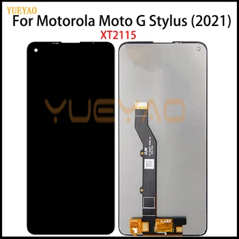 За Motorola Moto G Stylus 2021 LCD сензорен дисплей, Дигитайзер За Мото G Stylus 2021 XT2115 XT2115-1 Подмяна на LCD екрана
