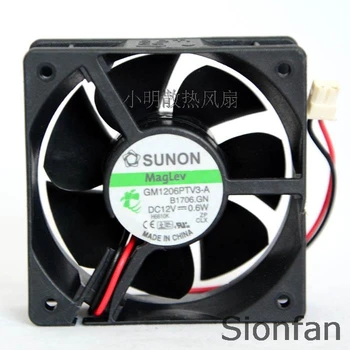 За SUNON вграден стандартен 6025 12 0,6 W ултра тих вентилатор GM1206PTV3-A B1706.GN Тестът работи