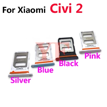 За Xiaomi Mi Civi 2 Държач за четене sim-карти, титуляр на тавата за sim-карти, слот за адаптер, резервни части