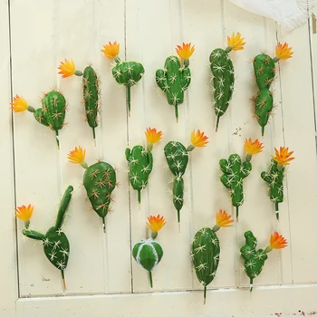 Имитация на кактусовых растения, креативни изкуствени суккулентные растения, изкуствени декорации за вашия офис, настолно украшение за ландшафта в саксии