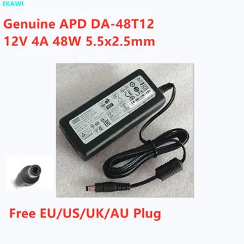 Истински APD DA-48T12 12 4A 48 W 5,5x2,5 мм адаптер за led монитор Зарядно устройство