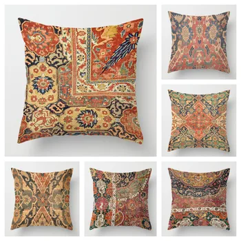 Калъфка за възглавница с изображение на персийския килим, украса за дома, хол, диванной възглавници, модно бижу, калъфка за възглавница