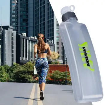 Кана за вода с обем 400 мл, уникална поясная чанта, спортна бутилка, не съдържат бисфенол А, велосипедна бутилка за вода, спортна бутилка за вода на открито