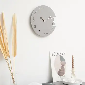 Кварцов стенен часовник за всекидневната, кръгли безшумни Луксозни Класически стенен часовник за офис, прост дизайн, Horloge Home Decorarion GXR45XP