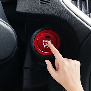 Ключа за Стартиране и Спиране на двигателя на Автомобила Защитно декоративна Стикер за Subaru WRX Forester Outback, Legacy STI XV Аксесоари за интериора на колата
