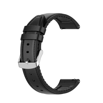 Кожена каишка за часовник Huawei Watch GT2 Pro, гривна 22 мм, гривна за Huawei WATCH Gt 2 Pro, черен