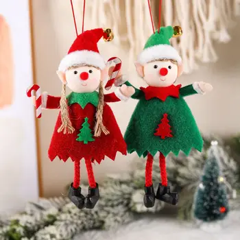 Коледна сладка кукла-фея, украса за Коледната елха, малки висящи аксесоари